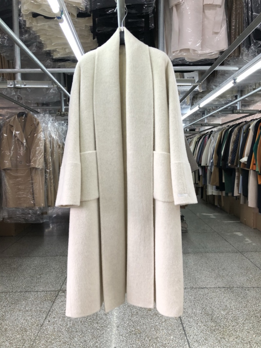 Wool Coat Peacoat - Mantel Kasmir Dua Sisi Gaya Jubah