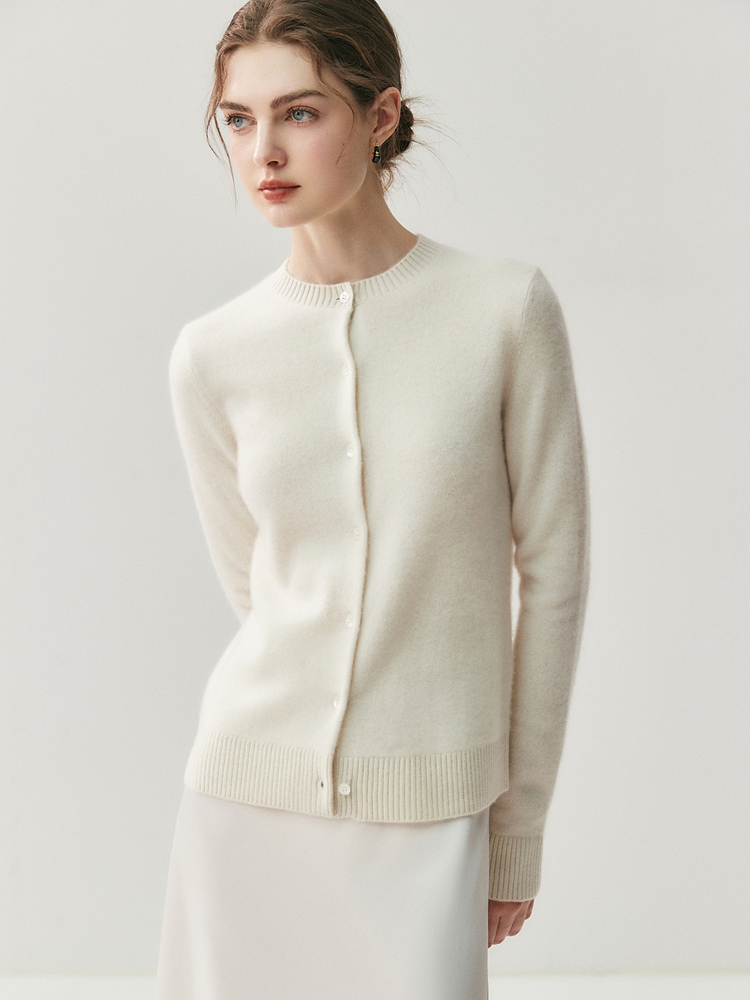 Wool Coat Peacoat - CHICUU Kardigan Wanita Musim Gugur Musim