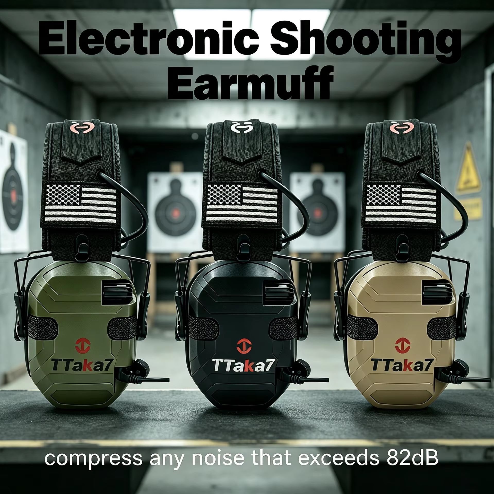 Earmuffs Foldable - Casing Earmuff Lipat Elektronik Taktis Baru