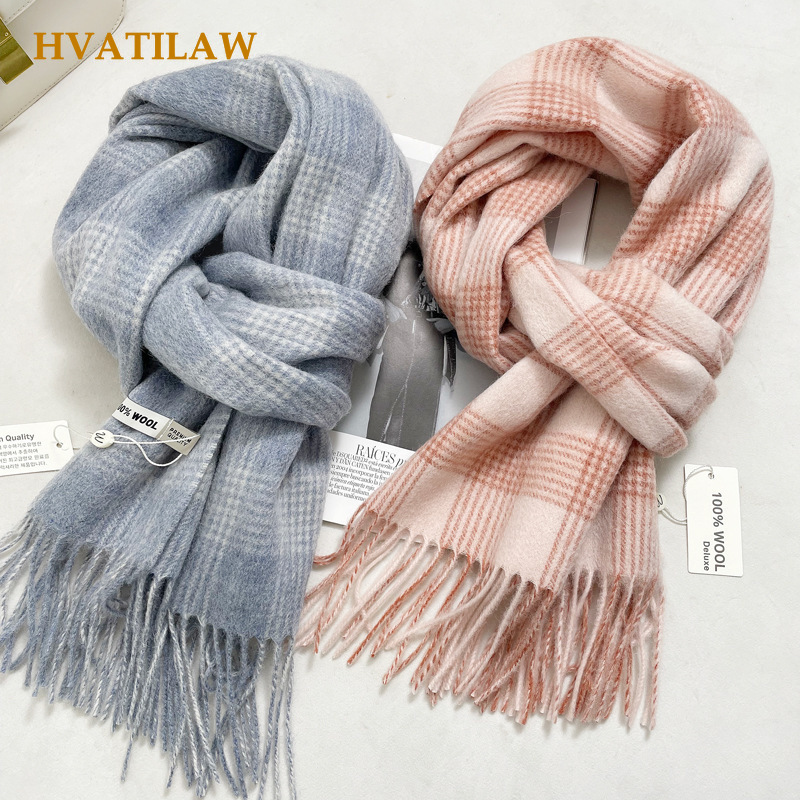 Wool Scarf Men - Syal Wol Murni 100% Hangat untuk