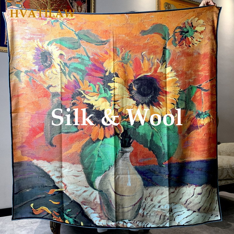 Shawl Wrap Winter - Syal Elegan 30% Sutra 70% Wol