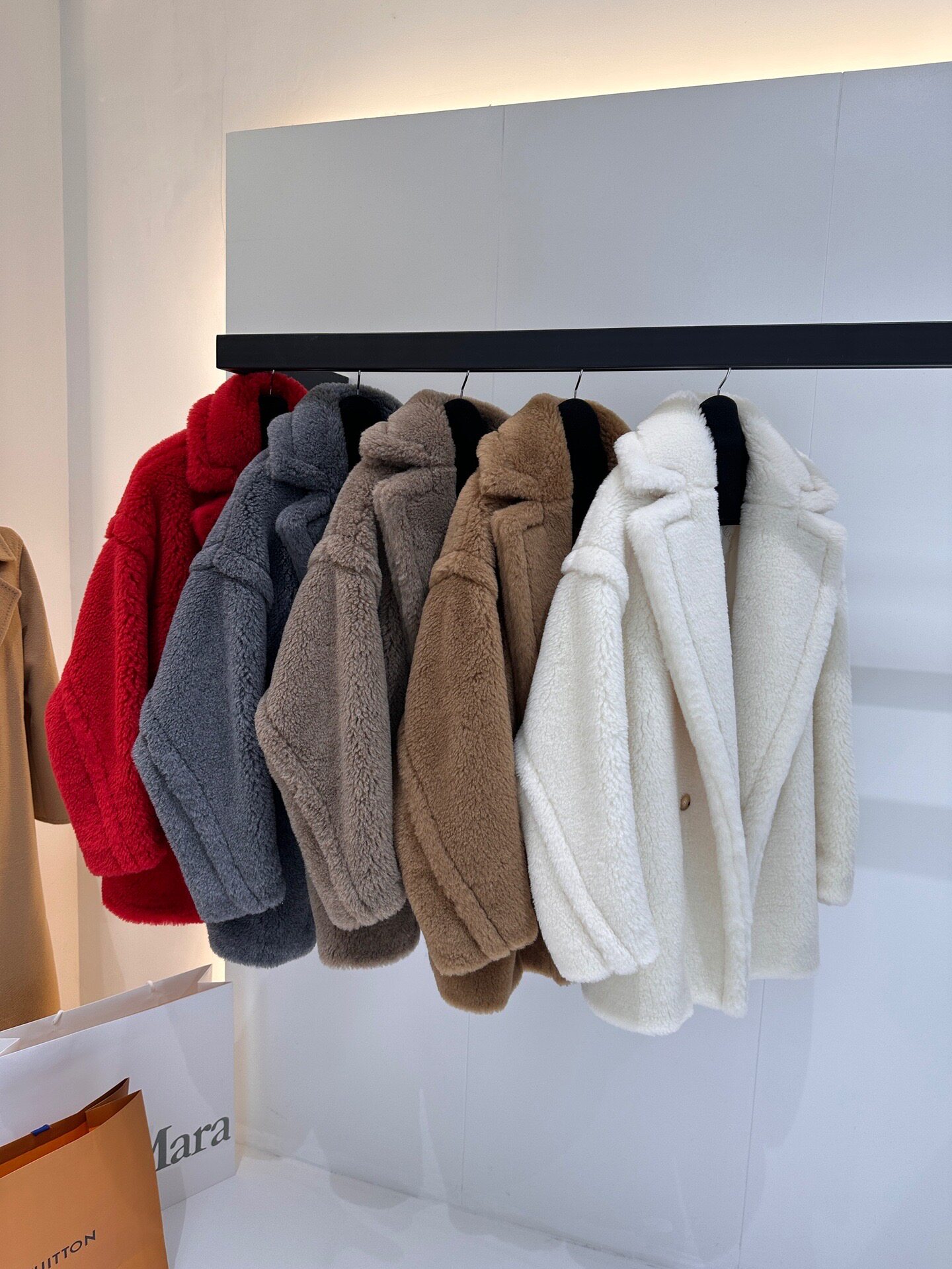 Wool Coat Peacoat - Mantel Teddy Bear Max Short 62%