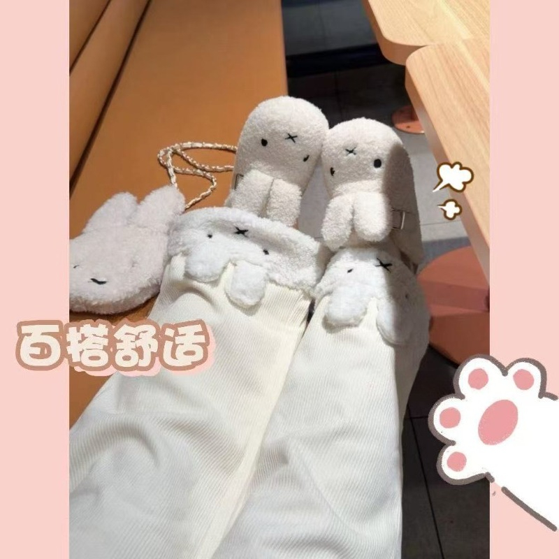 Corduroy Pant Warm - Celana Panjang Anime Miffy Corduroy Berlapis