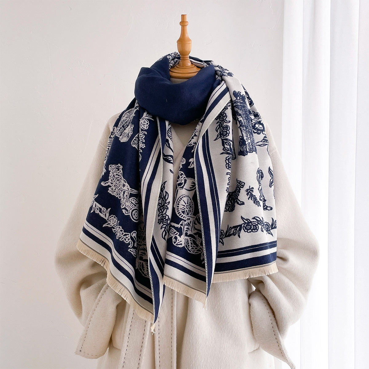 Syal Wanita Hijab Pashmina Ban - Cashmere Pashmina Wrap ulasan dan harga