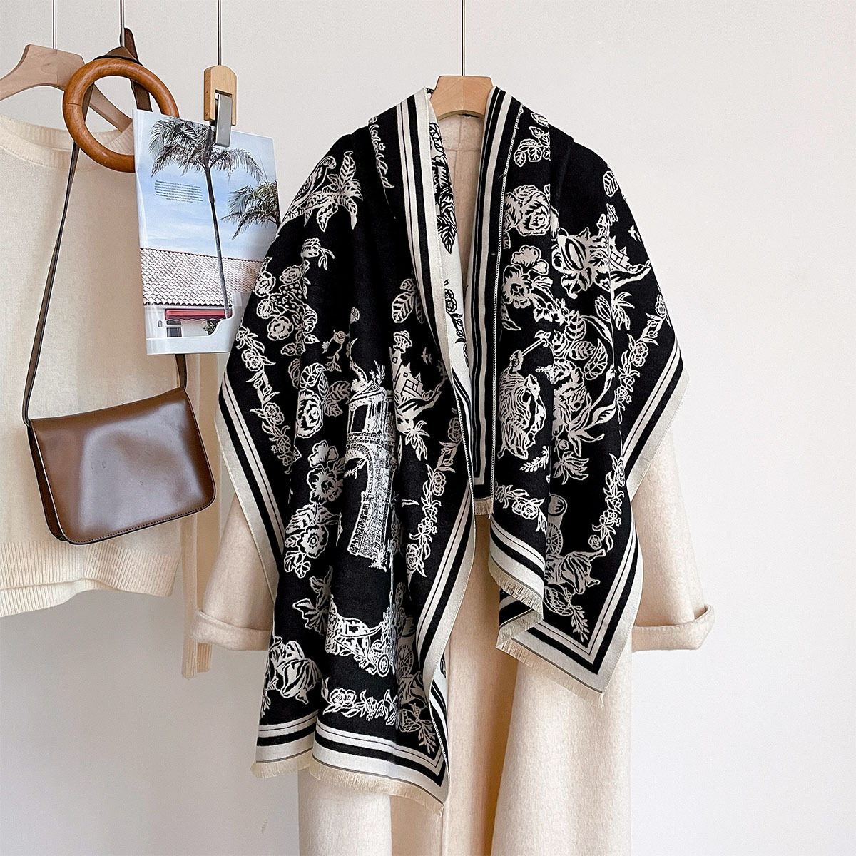 Syal Wanita Hijab Pashmina Ban - Cashmere Pashmina Wrap ulasan dan harga