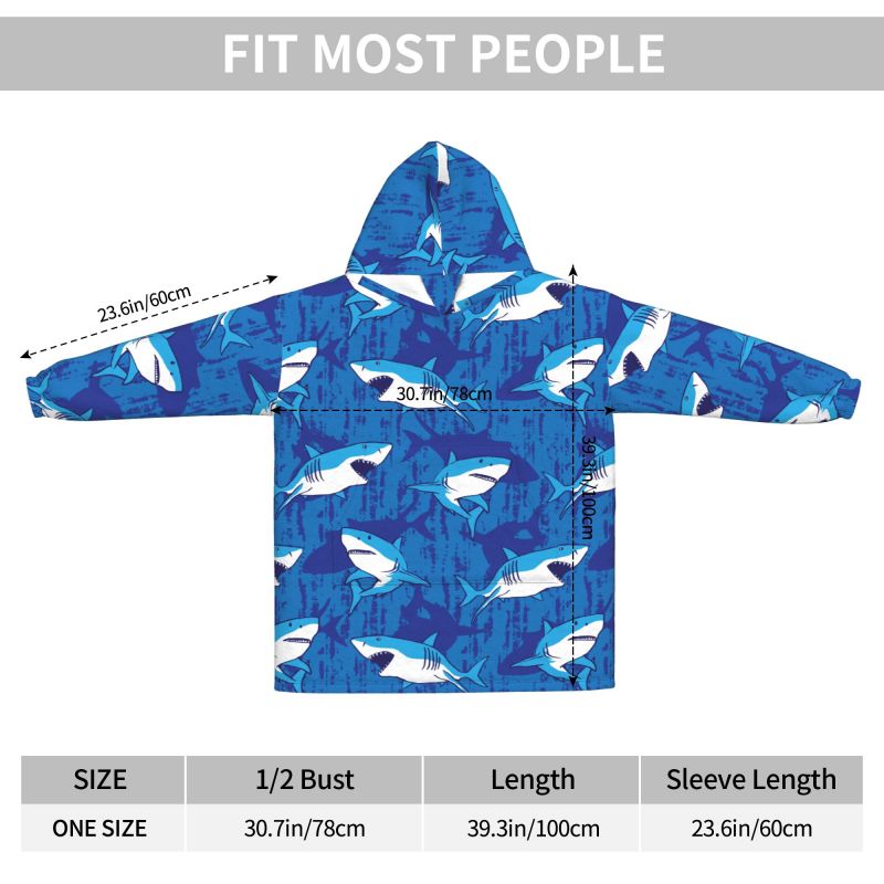 Selimut Hoodie yang Dapat Dipa - Sherpa Hoodie Fleece ulasan dan harga