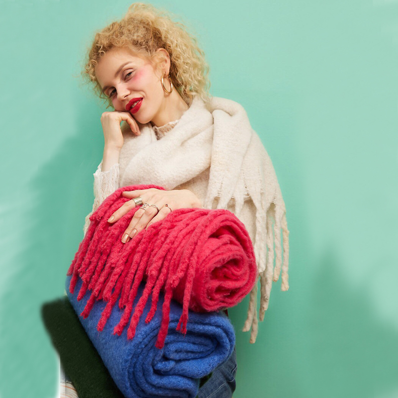 Syal Musim Dingin Wanita Merek - Cashmere Pashmina Wrap ulasan dan harga