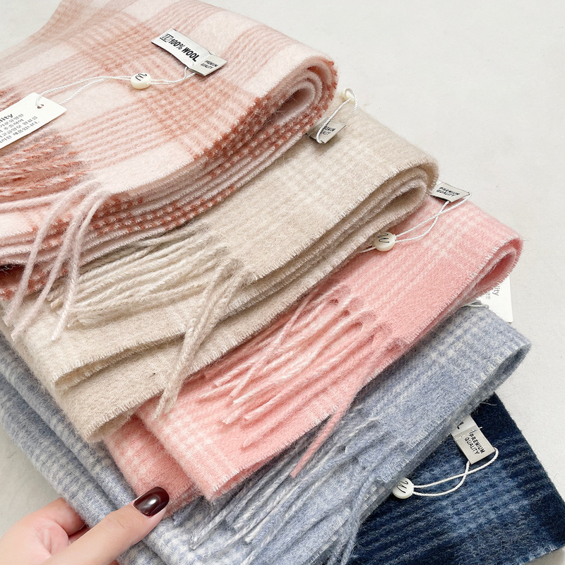 Syal Wol Murni 100% Hangat unt - Wool Scarf Men ulasan dan harga