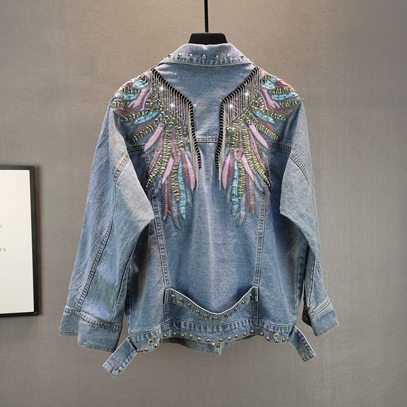 Jaket Denim Wanita Model Rivet - Down Jacket Packable ulasan dan harga