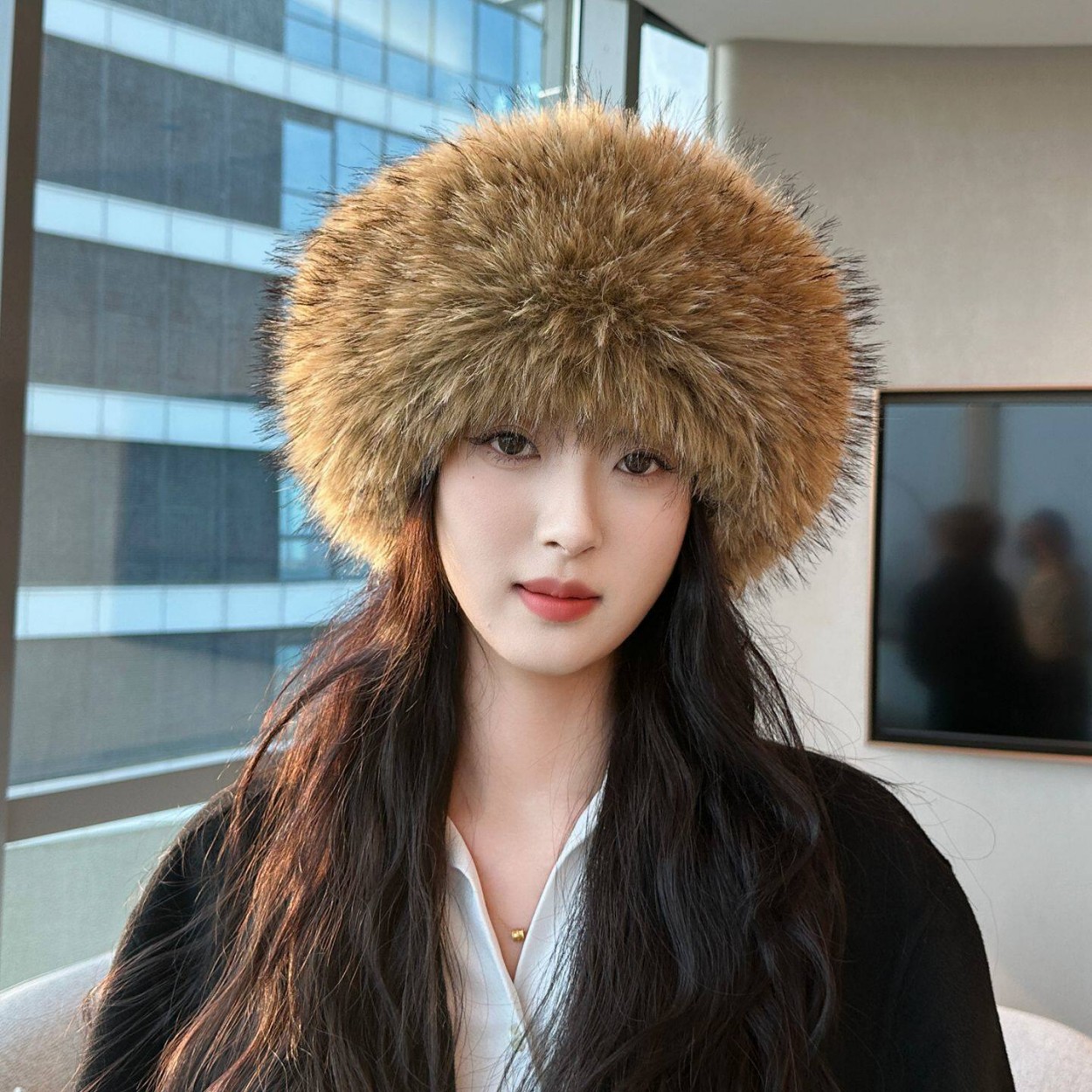 Topi Bulu Imitasi Rubah Lembut - Knit Beanie Hat Warm ulasan dan harga