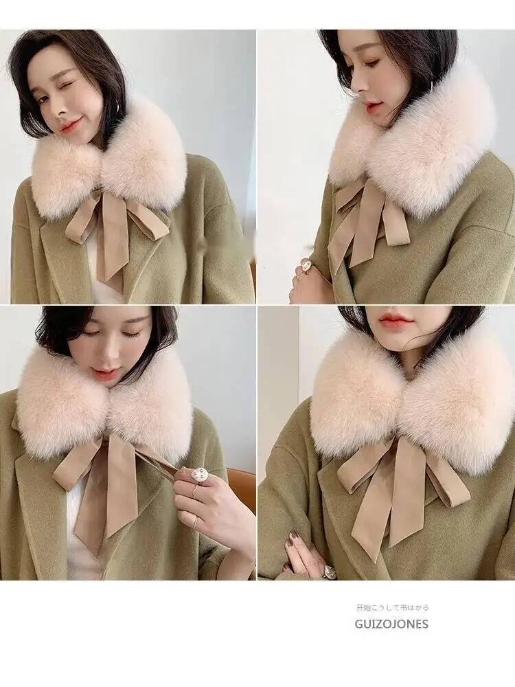 Selendang Bulu Rubah Asli Wani - Shawl Wrap Winter ulasan dan harga