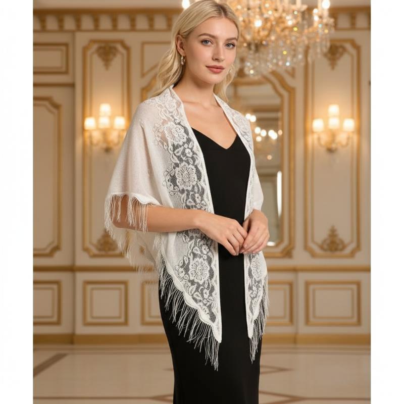 Selendang pengantin berumbai d - Shawl Wrap Winter ulasan dan harga
