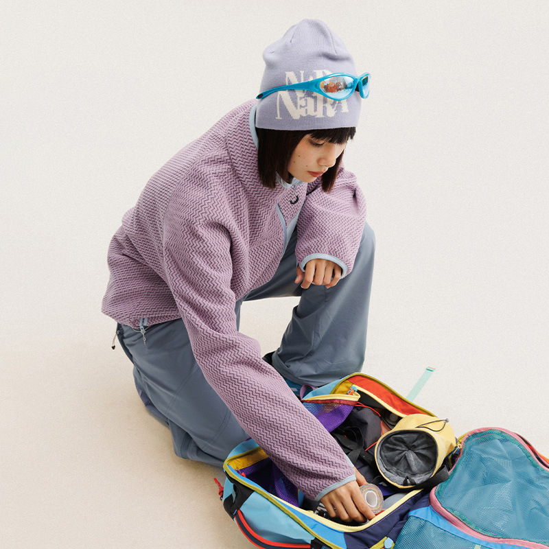 Jaket Bulu Polar Bergaris Berg - Wool Coat Peacoat ulasan dan harga