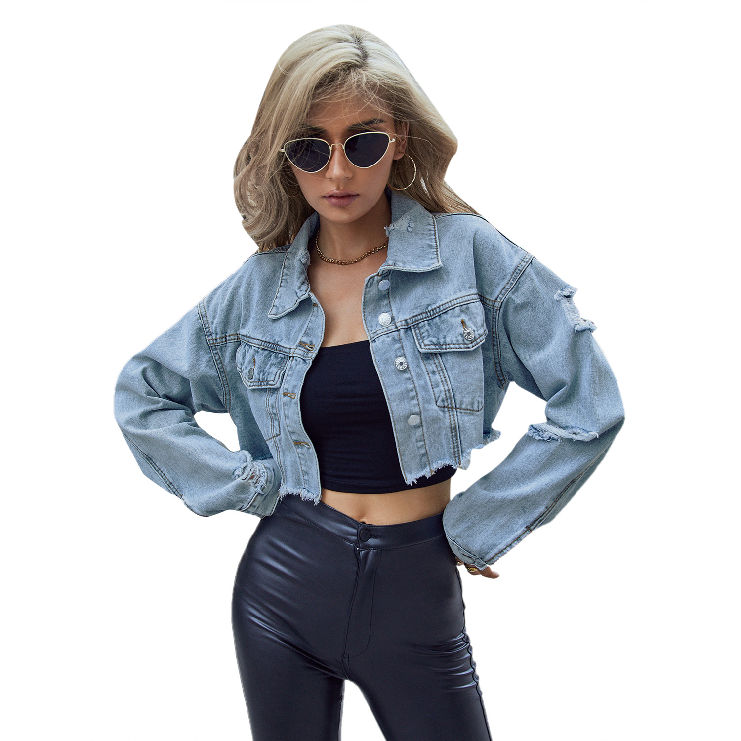 Jaket Denim Wanita Polos Pende - Down Jacket Packable ulasan dan harga