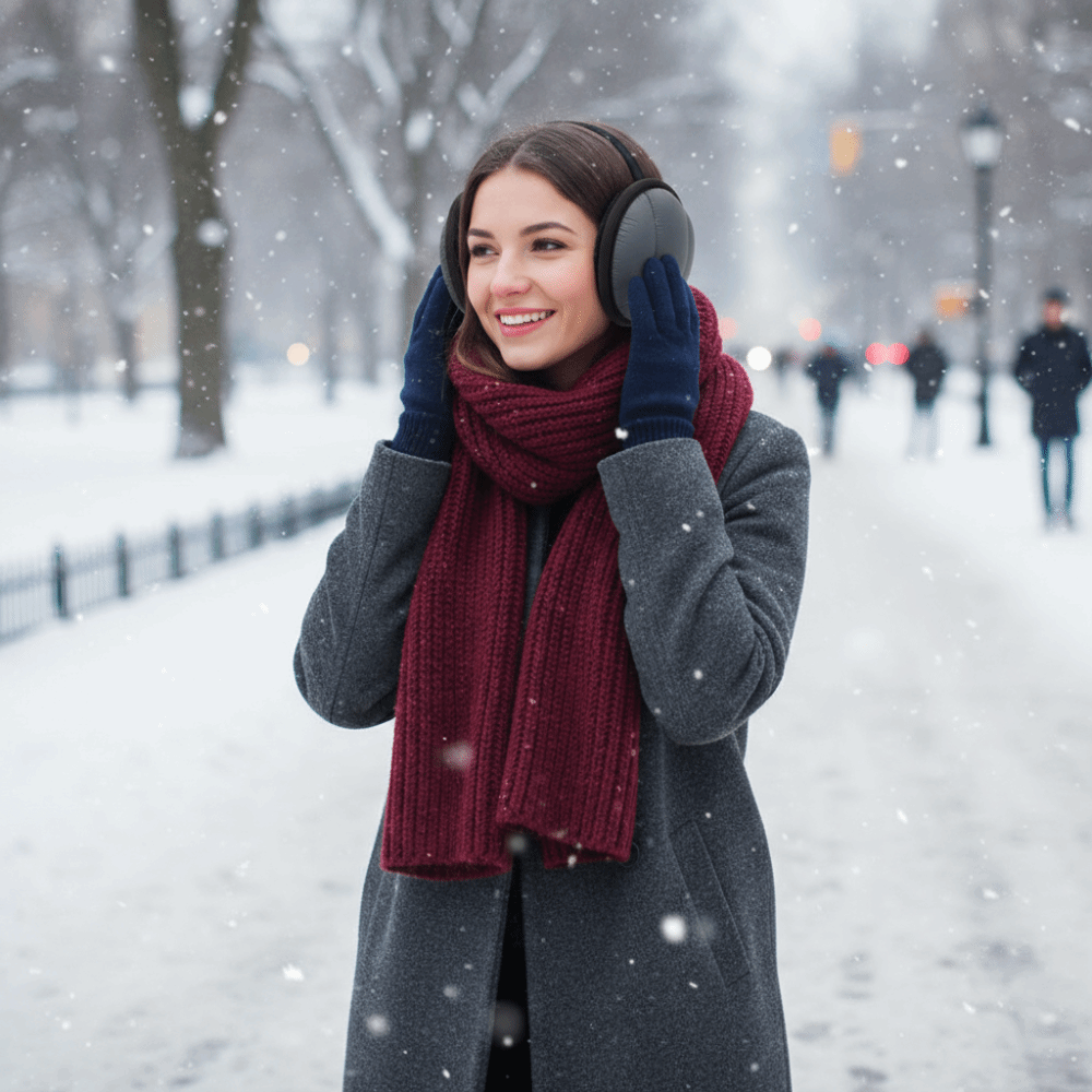 Penutup Telinga Pria Musim Din - Earmuffs Foldable ulasan dan harga
