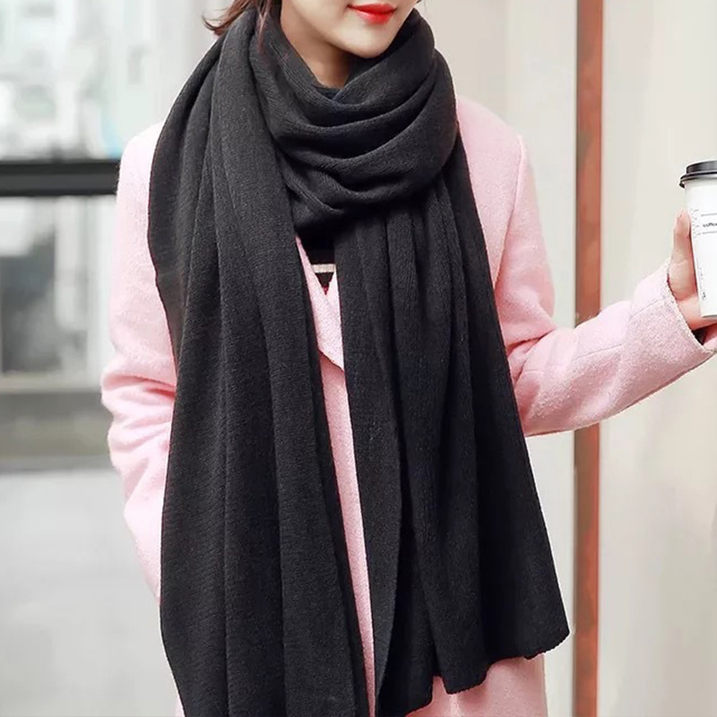 Syal Rajut Imitasi Kasmir Warn - Wool Scarf Men ulasan dan harga