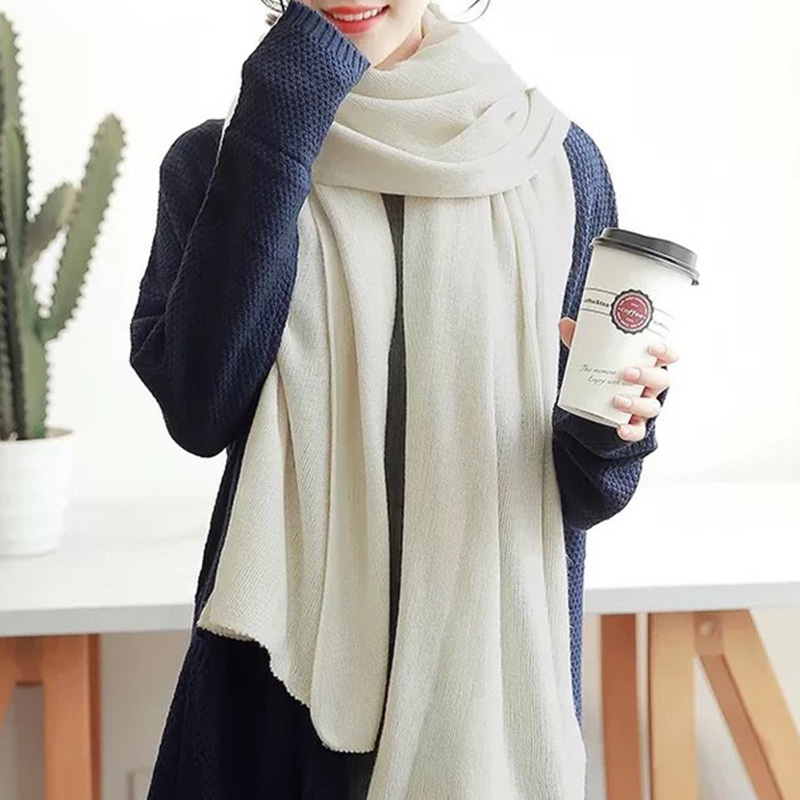 Syal Rajut Imitasi Kasmir Warn - Wool Scarf Men ulasan dan harga