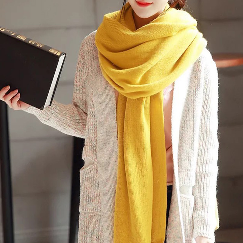 Syal Rajut Imitasi Kasmir Warn - Wool Scarf Men ulasan dan harga