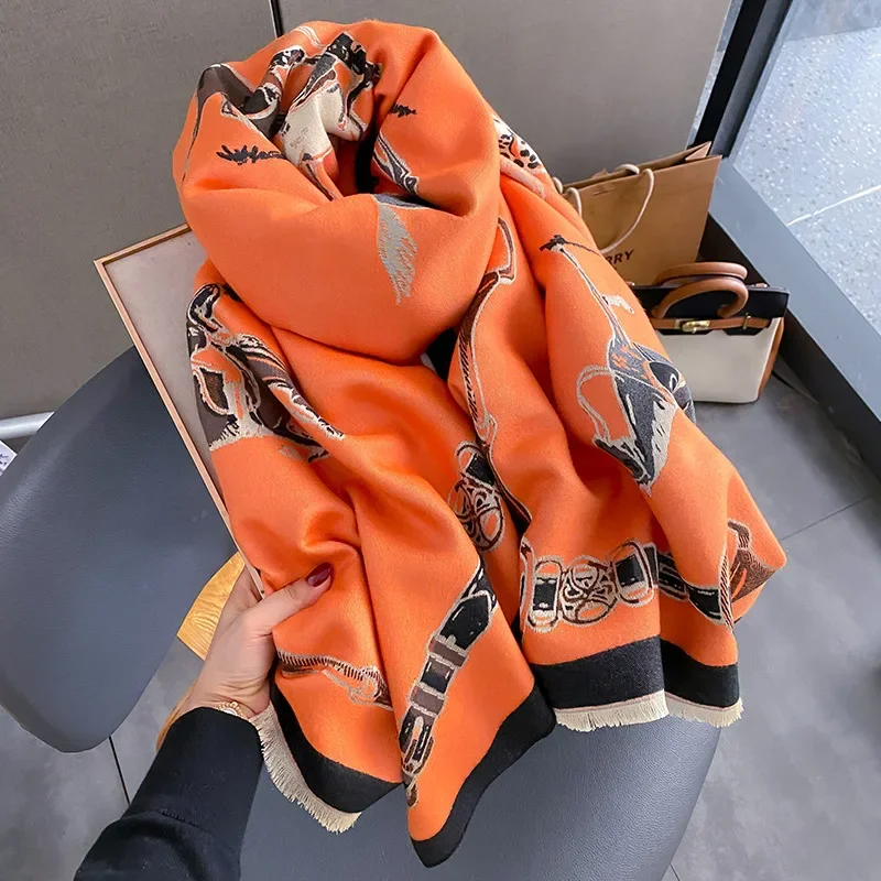 Syal pasmina hangat mewah 2024 - Cashmere Pashmina Wrap ulasan dan harga